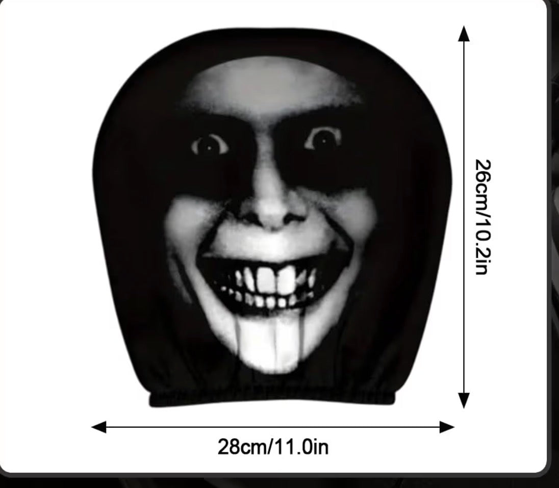Spooky headrest cover